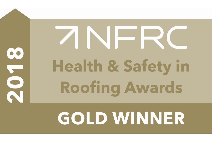 NFRC Gold Safety in Roofing Award 2018