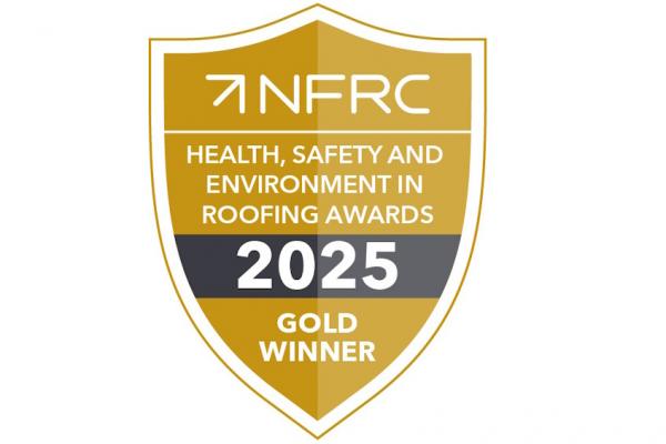 NFRC Gold Safety in Roofing Award 2025