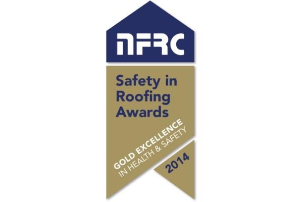 NFRC Gold Safety in Roofing Award for 2014