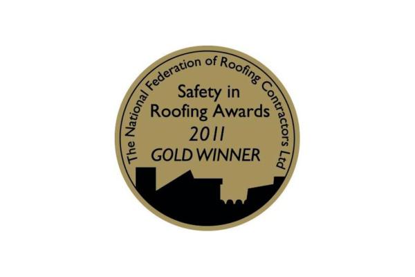 NFRC Gold Safety in Roofing Award - 3rd year running